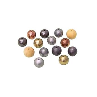 42003 Assorted Ball for Physics, Drilled, 25 mm Size (Pack of 14)