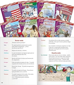 Teacher Created Materials - Reader's Theater: My Country (Spanish) - 8 Book Set - Grades 1-3 - Guided Reading Level E - M