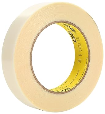 3M UHMW Film Tape 5423, Transparent, 1 in x 18 yd, 12 mil