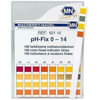 Macherey-Nagel 92110 0-14 pH Indicator Strips 100/Box