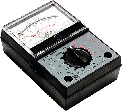 Performance Tool W2979C Volt and Ohm Analyzer - Test AC/DC Circuits with Batteries and Instructions