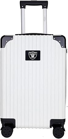 Denco 21-inch Two-Toned Hardside Carry-On Luggage Spinner, White