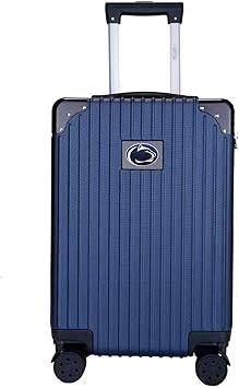 Denco 21-inch Two-Toned Hardside Carry-On Luggage Spinner, Navy