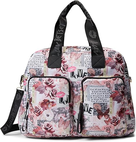 LUV BETSEY by Betsey Johnson Women's Luv Betsey LBCARGOF Weekender, Mixed Print, 18