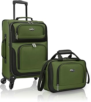 U.S. Traveler Rio Lightweight Carry-On Suitcase 20