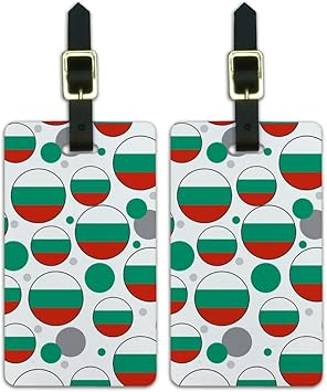 Graphics & More Country National Flag A-c - Bulgaria National Country Flag Carry-On Luggage, White