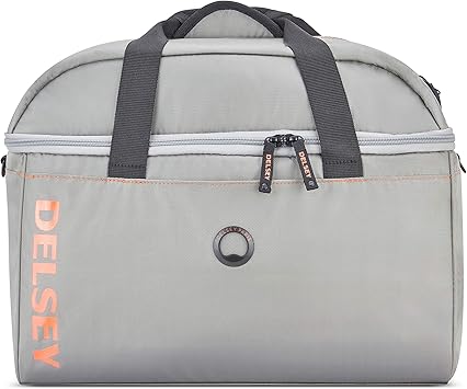 DELSEY Paris Egoa Travel Duffel Bag Made from 100% Recycled Materials, Light Gray, 18 Inch