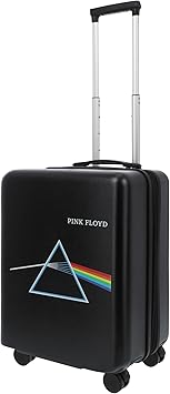 FUL Pink Floyd 22.5 Inch Carry On Luggage, Hardshell Rolling Suitcase with Spinner Wheels, Black