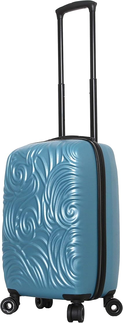 Italy Swirl Hard Side Spinner Carry-on, Sky Blue, One Size