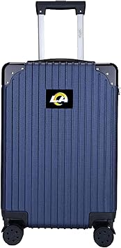 Denco 21-inch Two-Toned Hardside Carry-On Luggage Spinner, Navy