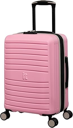 it luggage Eco-Protect Hardside 8 Wheel Expandable Spinner, Pink, Carry-On 21-Inch