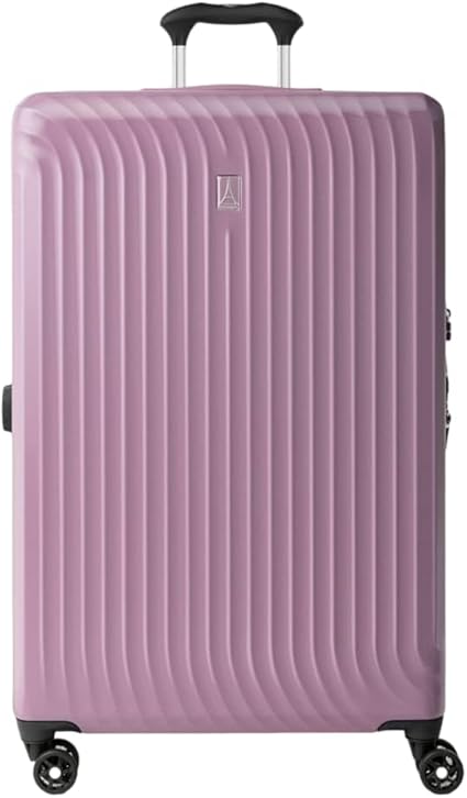 Travelpro Maxlite Air Hardside Expandable Checked Luggage, 8 Spinner Wheels, Lightweight Hard Shell Polycarbonate Suitcase, Orchid Pink Purple, Checked Large 28-Inch