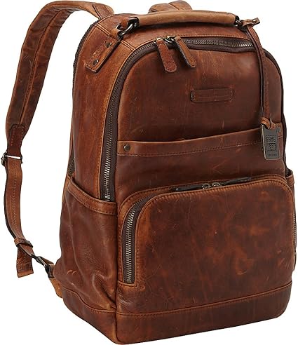 FRYE Logan Backpack Backpack Cognac Antique Pull Up One Size