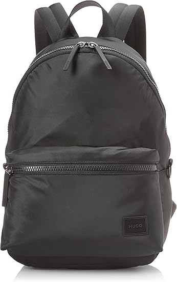 HUGO Polyester Backpack with Tonal Branded Patch