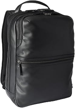 Allen Edmonds Mens Black Leather Backpack