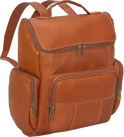 David King & Co. Multi Pocket Backpack, Tan, One Size