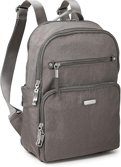 Baggallini Women's New Classic Explorer Backpack, Sterling Shimmer, One Size