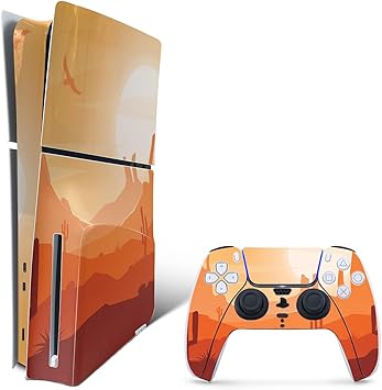 MightySkins Skin Compatible with PlayStation 5 Slim Disk Edition Bundle - American Southwest | Protective, Durable, and Unique Vinyl Decal wrap Cover | Easy to Apply | Made in The USA