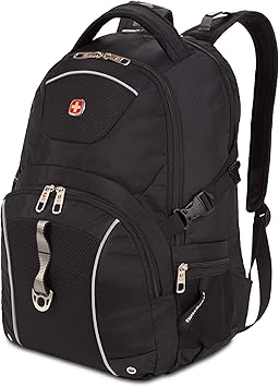 SwissGear 3258 Laptop Backpack, Black, 18.5-Inch