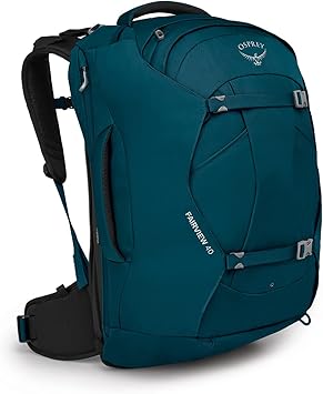 Osprey Fairview 40L Women's Travel Backpack, Night Jungle Blue