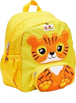 LEGO DUPLO BLOCK BACKPACK, Toddler-Sized School and Travel Bag for Boys and Girls, Tiger