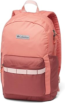 Columbia Unisex Zigzag 18L Backpack, Faded Peach/Beetroot, One Size