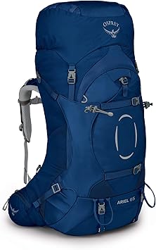 Osprey Ariel 65L Women's Backpacking Backpack, Ceramic Blue, WM/L