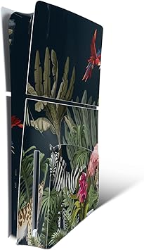 MightySkins Skin Compatible with PlayStation 5 Slim Disk Edition Console Only - Tropical Kingdom | Protective, Durable, and Unique Vinyl Decal wrap Cover | Easy to Apply | Made in The USA