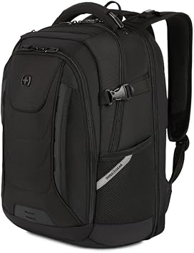 SwissGear Travel Tech Pro, Black, 18.5”x12.5”x8.25”