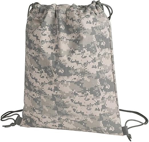 ACU Digital Camouflage Drawstring Tote Bag Backpack Camo