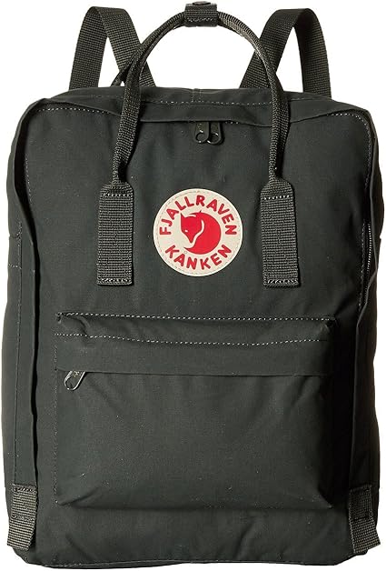 Fjällräven Kånken Unisex Travel Backpack - Side Slip Pocket - Adjustable Shoulder Straps - Dual Top Handles Forest Green One Size One Size