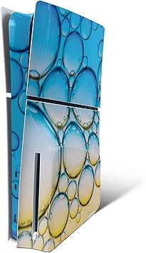 MightySkins Skin Compatible with PlayStation 5 Slim Disk Edition Console Only - Sunrise Bubbles | Protective, Durable, and Unique Vinyl Decal wrap Cover | Easy to Apply | Made in The USA