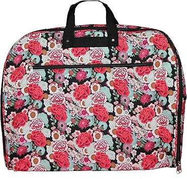 World Traveler 40-Inch Hanging Garment Bag - Flowers,One Size