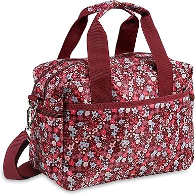 J World Aby Bag Travel Tote, Pink Floret