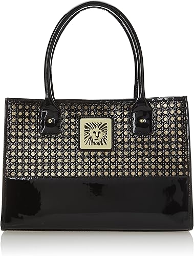 Anne Klein Picnic for Two Tote Md-Black Go Sy