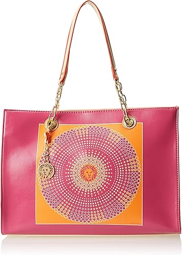 Anne Klein In Full Bloom Tote Lg-Pink Ora Mm