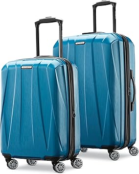 Samsonite Centric 2 Hardside Expandable Luggage with Spinner Wheels, Caribbean Blue, 2-Piece Set (20/24)