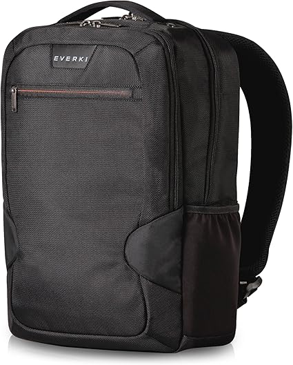 Everki Studio Slim Business Professional 15 Inch/MacBook Pro Laptop Backpack for Men & Women, Work Laptop Backpack, Professional Office Backpack for Men, Computer Backpack- (EKP118) Black