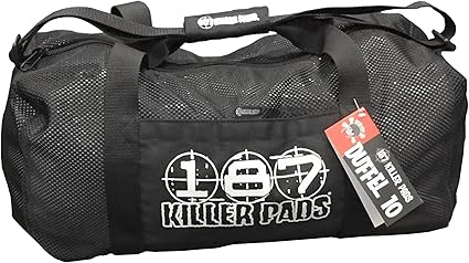 187 Killer Pads Mesh Duffel , Black