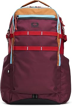 Callaway OGIO Alpha Convoy 25 Backpack in Deep Maroon Polyester Laptop Backpack