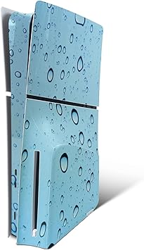 MightySkins Skin Compatible with PlayStation 5 Slim Disk Edition Console Only - Rainy Day | Protective, Durable, and Unique Vinyl Decal wrap Cover | Easy to Apply | Made in The USA