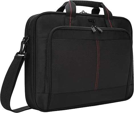 Targus 15-16 Inch Classic Slim Ergonomic Briefcase and Messenger Bag for 16