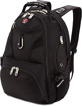 SwissGear 5977 ScanSmart Laptop Backpack, Black, 17-Inch