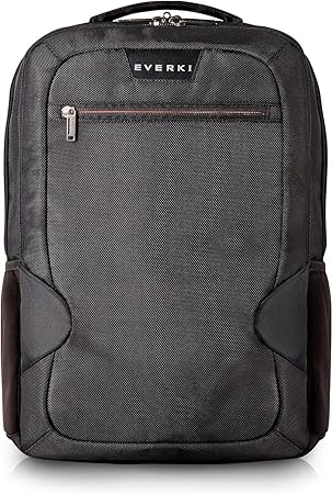 Everki Studio Slim Business Professional 15 Inch/MacBook Pro Laptop Backpack for Men & Women, Work Laptop Backpack, Professional Office Backpack for Men, Computer Backpack- (EKP118) Black