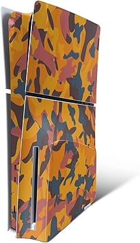 MightySkins Skin Compatible with PlayStation 5 Slim Disk Edition Console Only - Autumn Camouflage | Protective, Durable, and Unique Vinyl Decal wrap Cover | Easy to Apply | Made in The USA