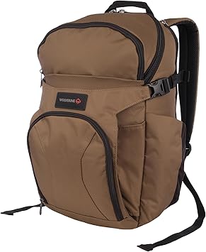 WOLVERINE 33L Backpack with Large Main, Laptop Compartment and Cooling Straps, Cargo Pro-Chestnut