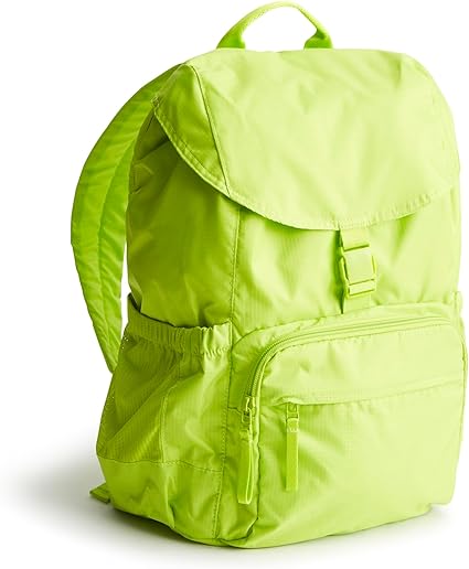 Vera Bradley Women's Ripstop Polyester Berkhill Backpack, Lime Green, One Size