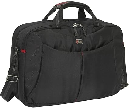 Icon ICON82TSA-BLK Checkpoint-Friendly Brief with Trolley Strap (Black)