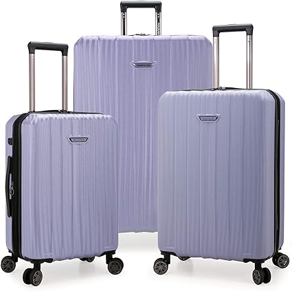 Traveler's Choice Dana Point Hardside Expandable Luggage, Lavender, 3-Piece Set