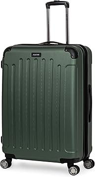 Kenneth Cole Reaction Renegade ABS Expandable 8-Wheel Upright, Cilantro, 28-Inch Checked